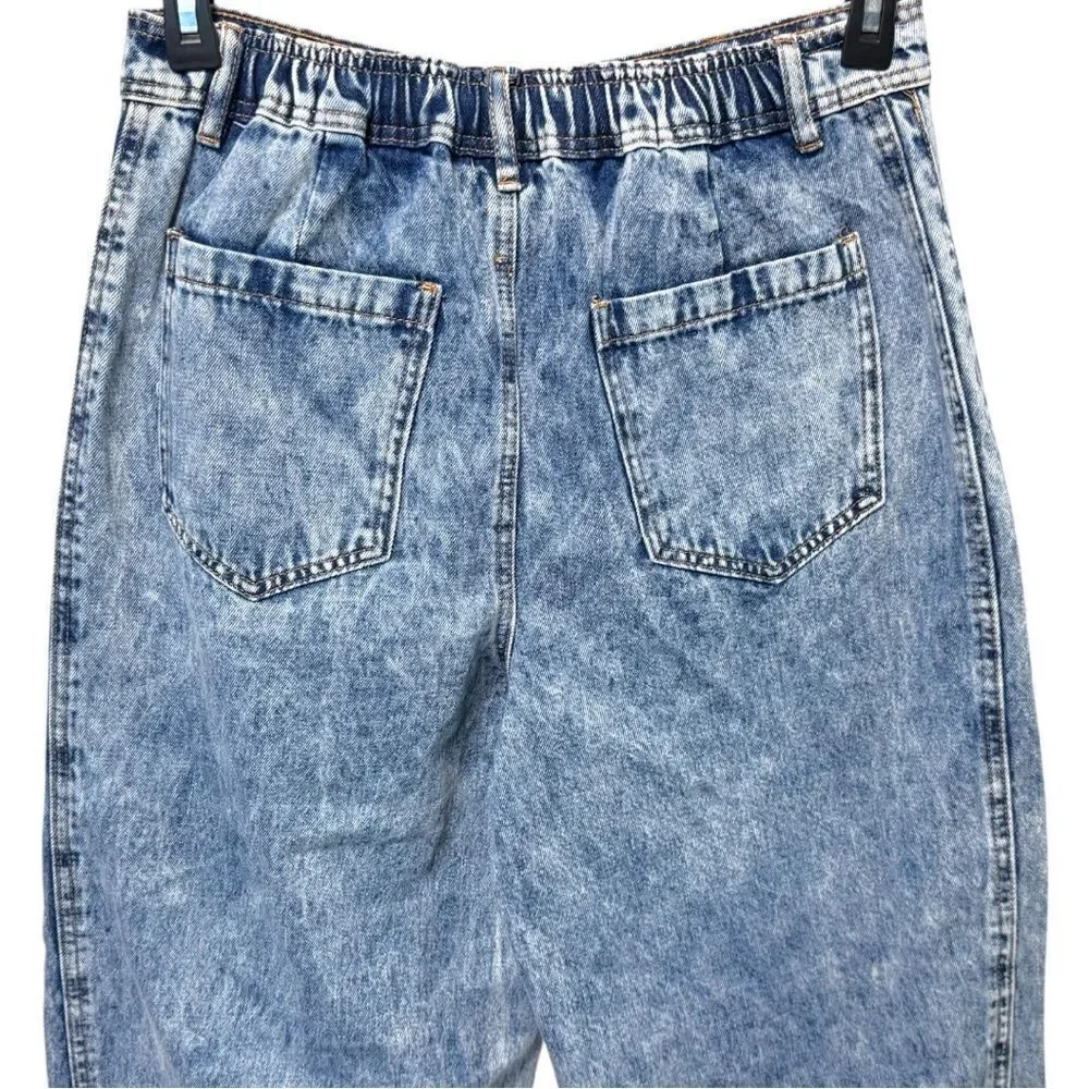 Mid Rise Wide Leg Barrel Jeans Size Large - Very J - NWT - Picture 10 of 12